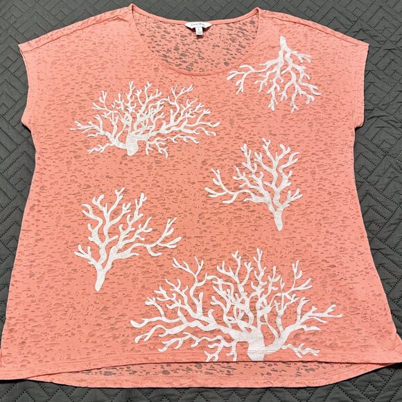 Coral Bay Coral Graphic Tee – Ocean Theme - Picture 2 of 16